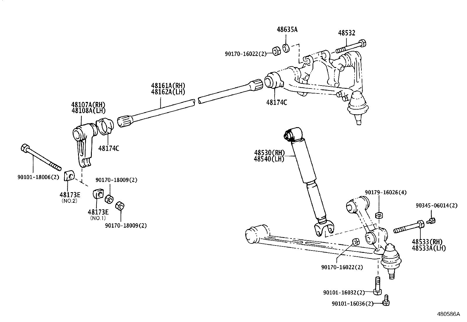 48031-36150 LEAF, REAR SPRING, NO.1 product image