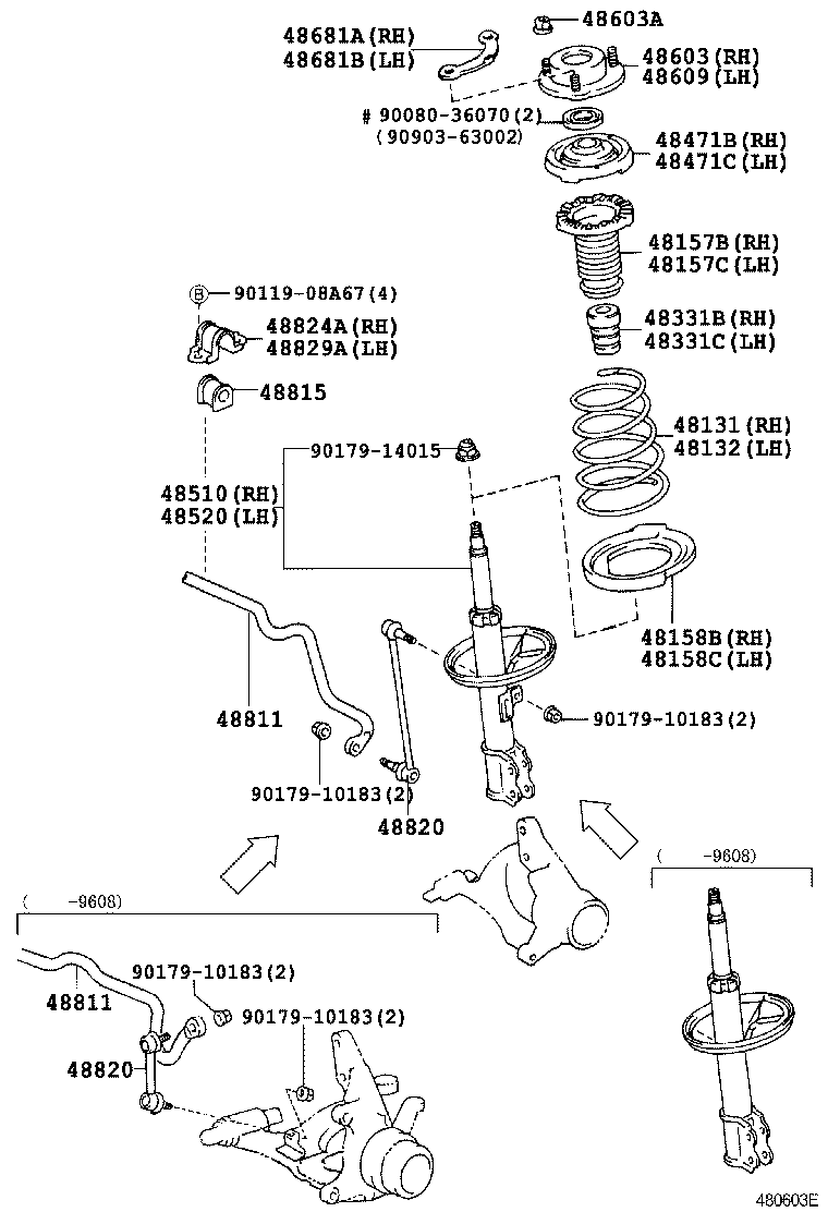 48131-07021 SPRING, FRONT COIL, RH product image