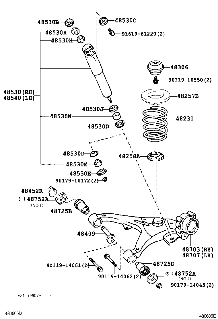 48231-26410 SPRING, COIL, REAR product image