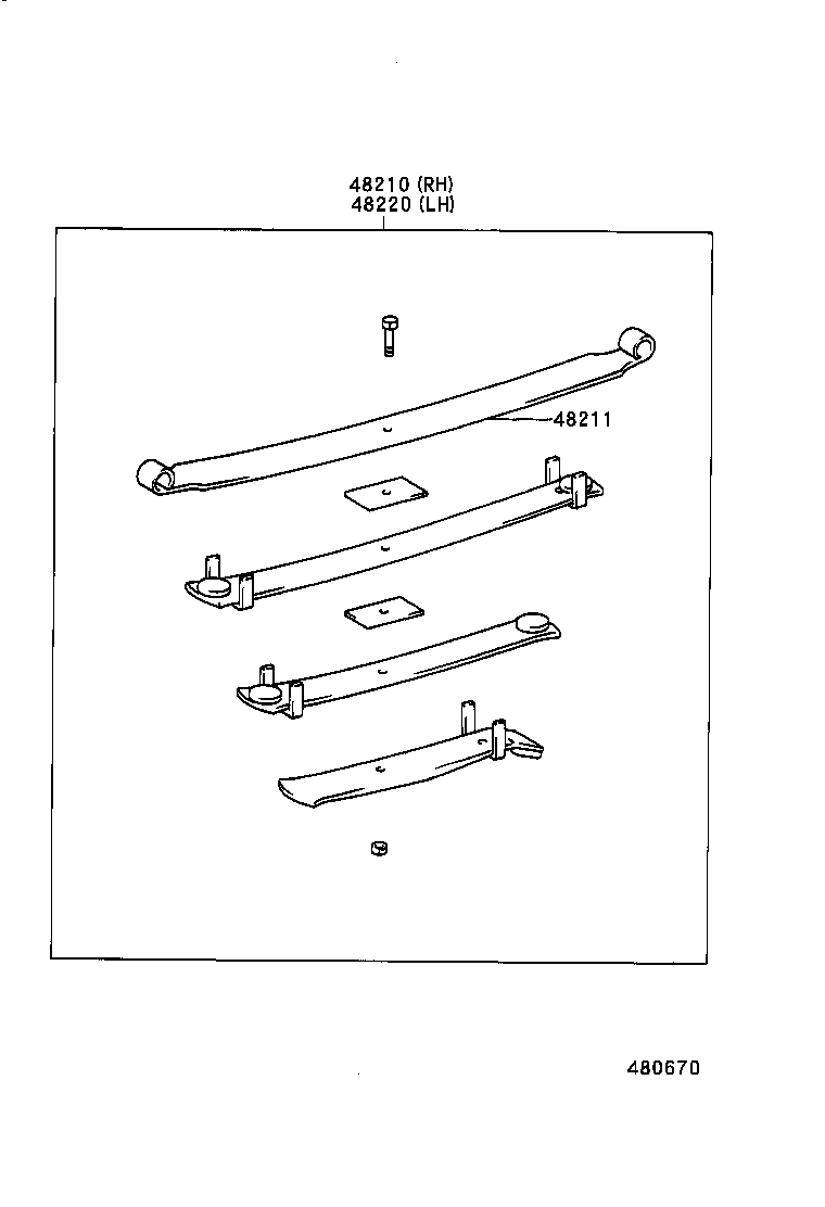 48231-3A130 SPRING, COIL, REAR RH product image