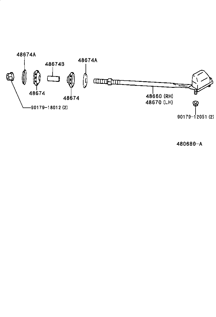 48131-30750 SPRING, FRONT COIL, RH product image