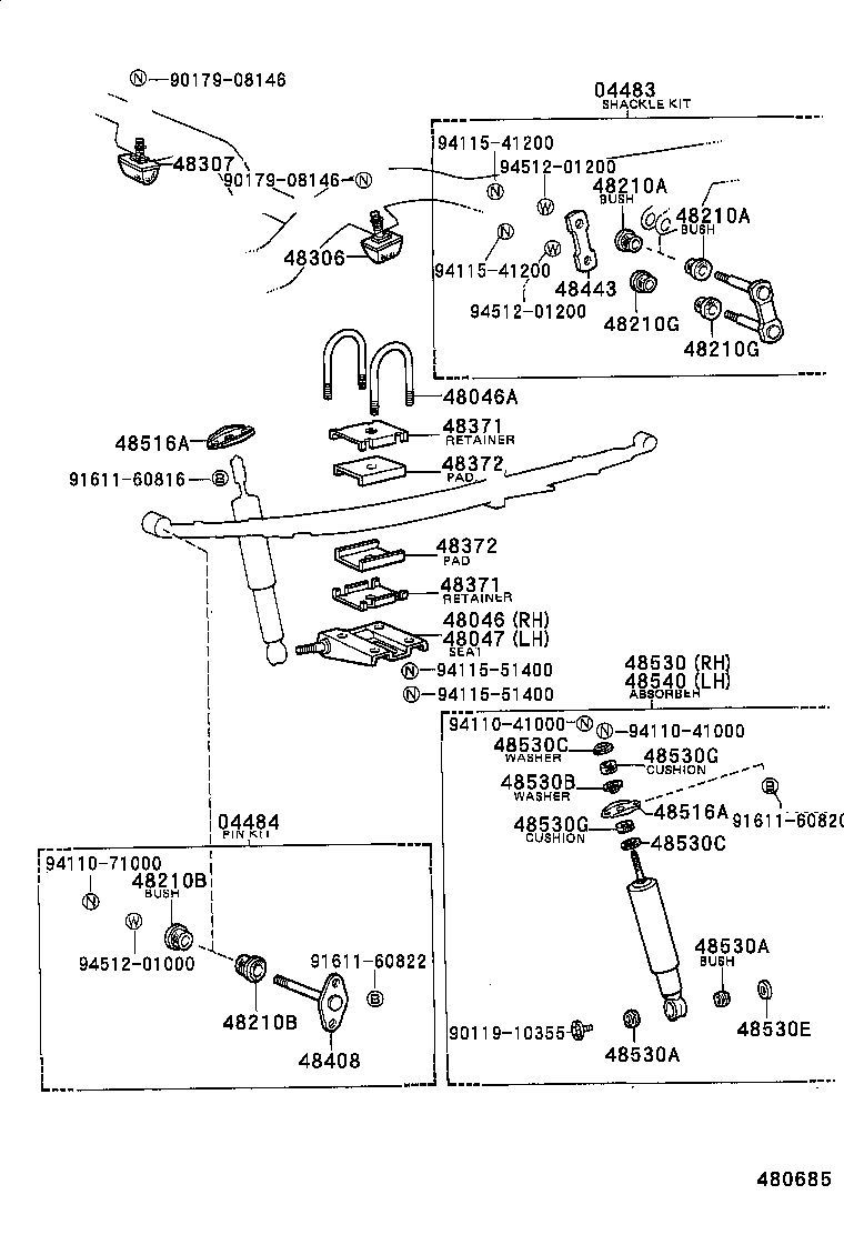 48231-3A130 SPRING, COIL, REAR RH product image