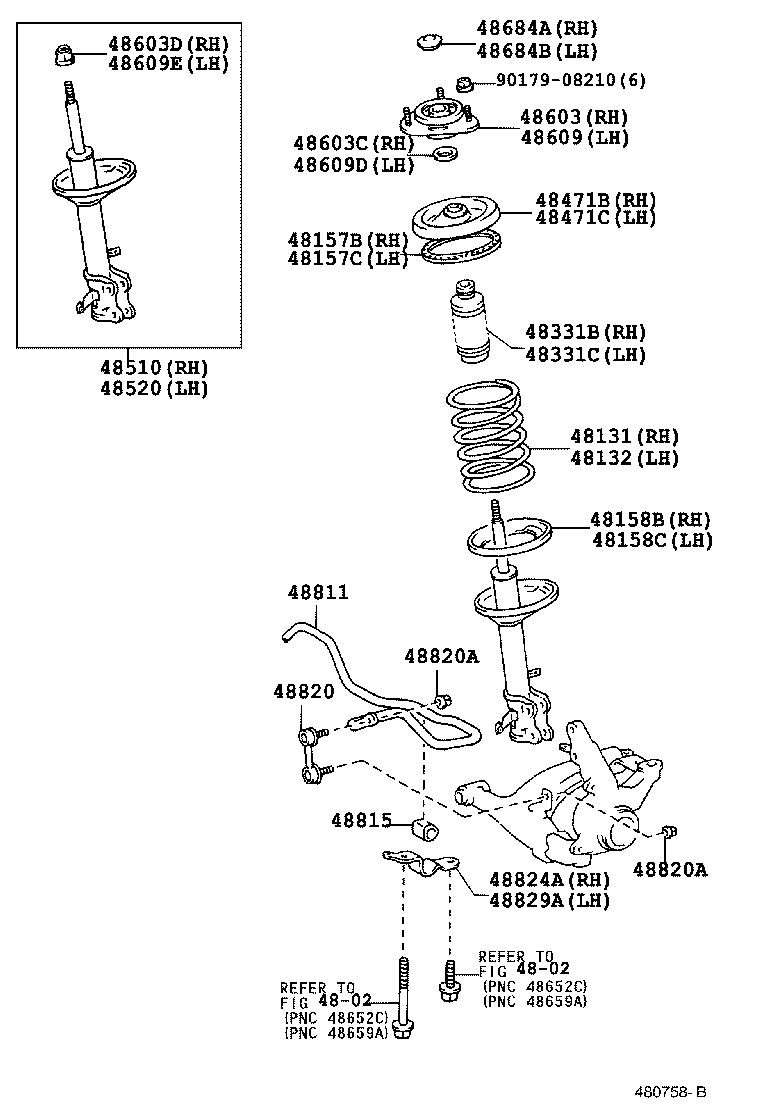 48131-13110 SPRING, FRONT COIL, RH product image