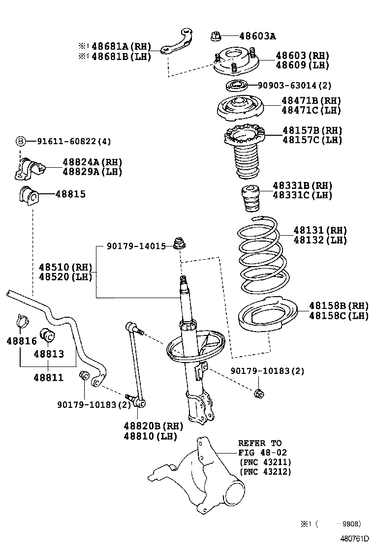 48131-3T100 SPRING, FRONT COIL, RH product image