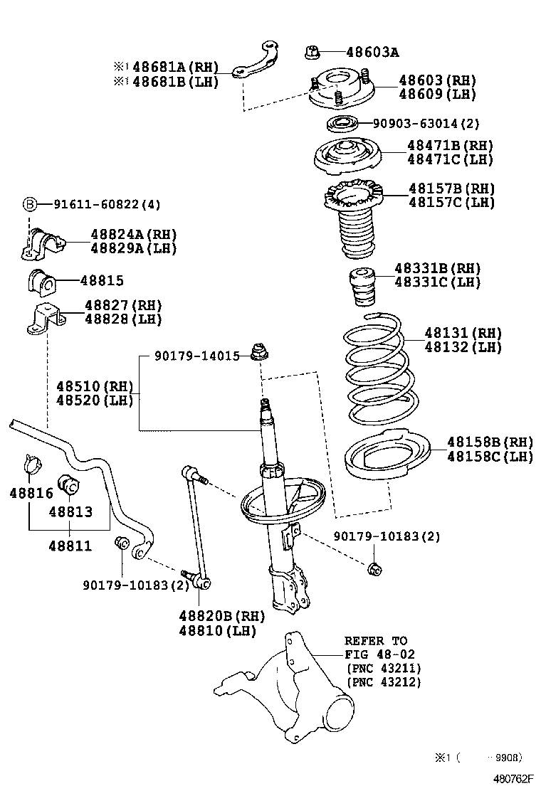 48131-3T030 SPRING, FRONT COIL, RH product image