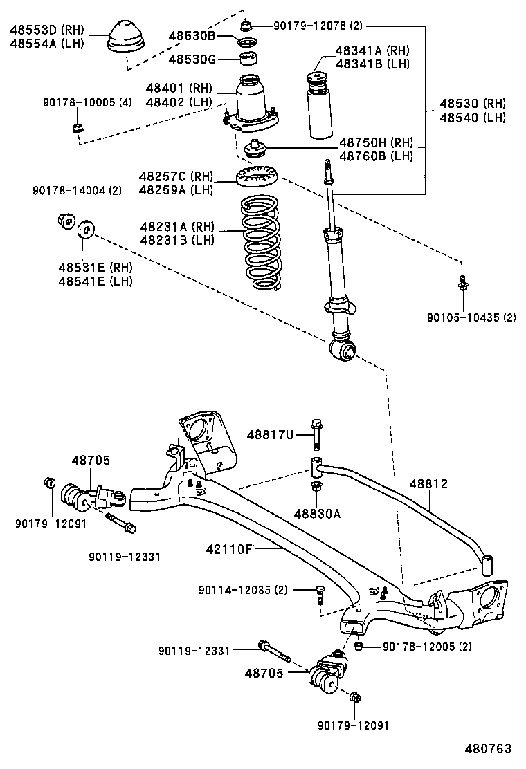 48231-3H200 SPRING, COIL, REAR RH product image