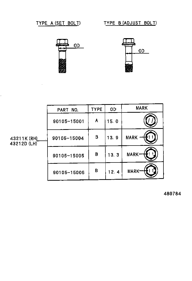 43330-49035 JOINT ASSY, LOWER BALL, FRONT RH product image