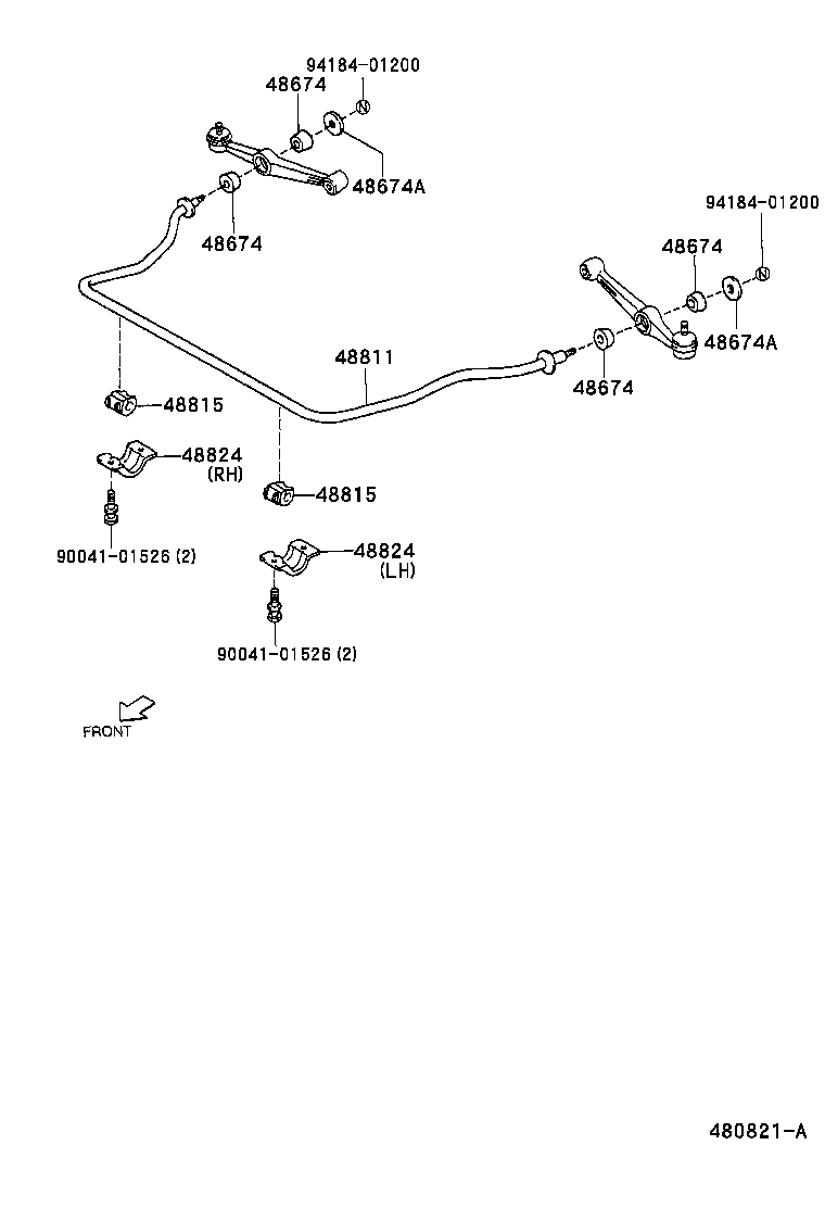 48131-97201 SPRING, FRONT COIL, RH product image