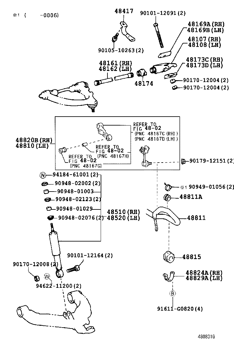 48161-28080 SPRING, TORSION BAR, RH product image