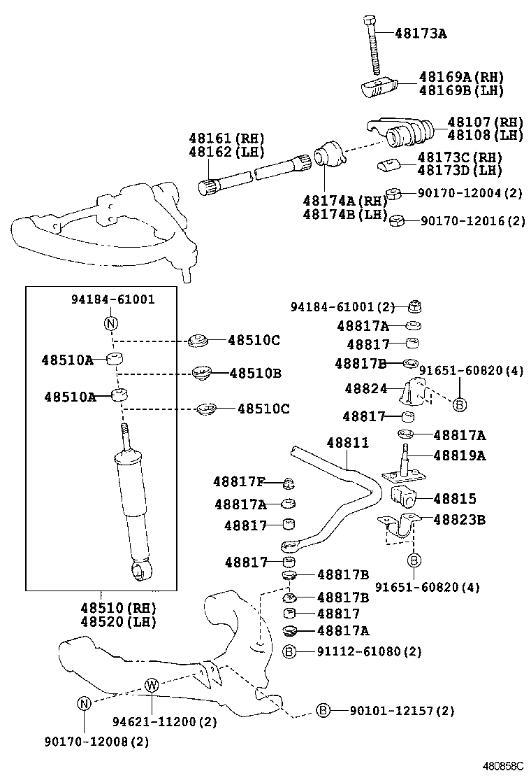 48111-2E020 LEAF, FRONT SPRING, NO.1 product image
