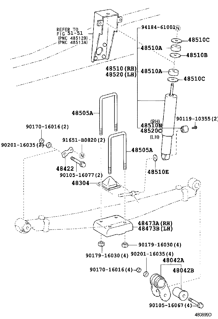 48101-37340 LEAF, FRONT SPRING, NO.1 product image