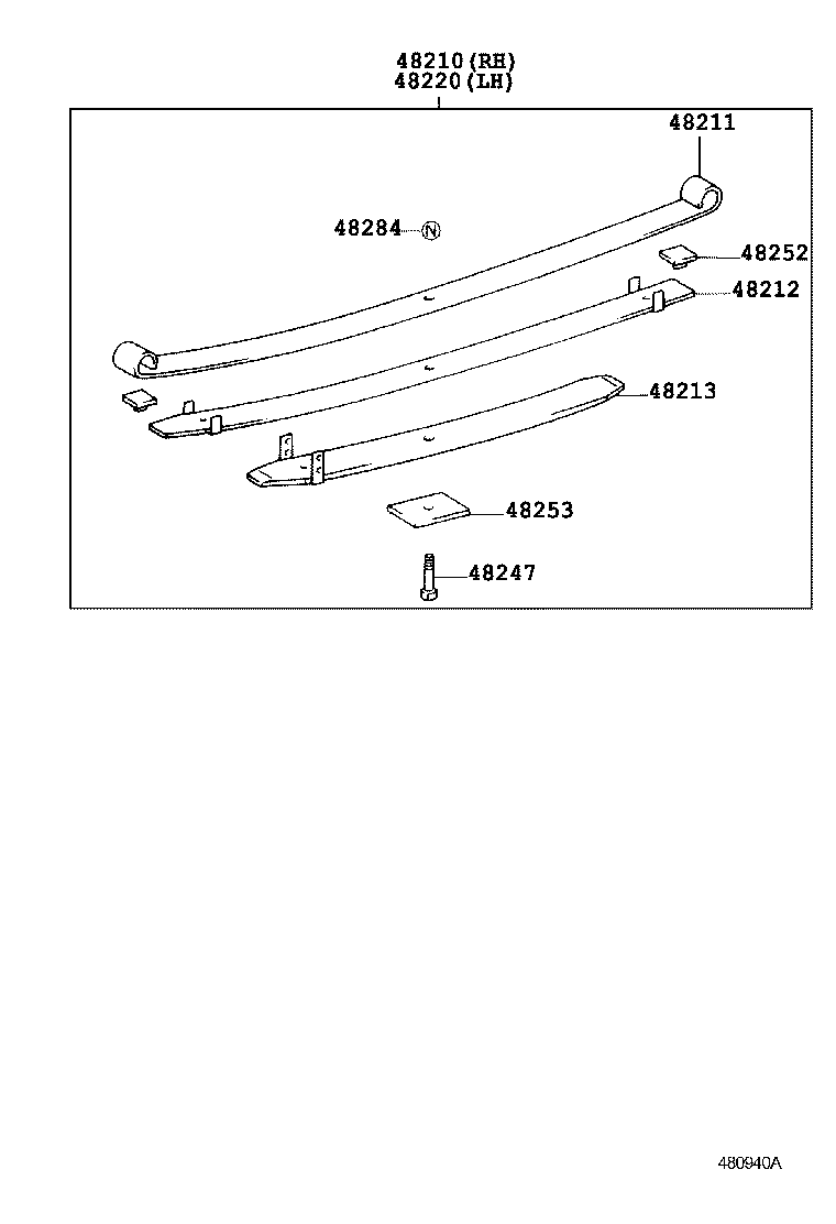 48046-27160 SEAT SUB-ASSY, SPRING U BOLT, RH product image