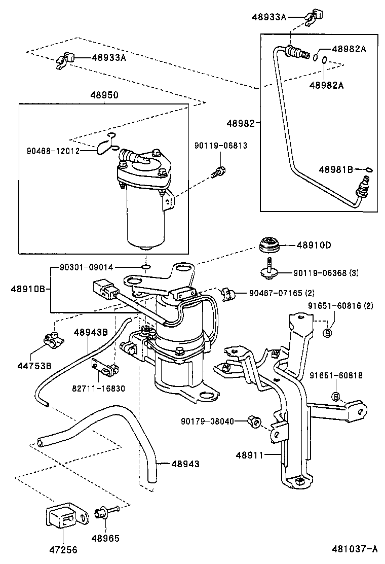 48965-30010 CLAMP, HEIGHT CONTROL TUBE product image