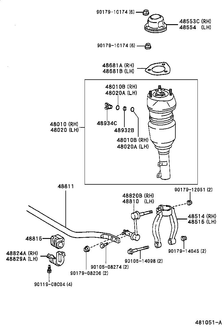 48131-3A400 SPRING, FRONT COIL, RH product image