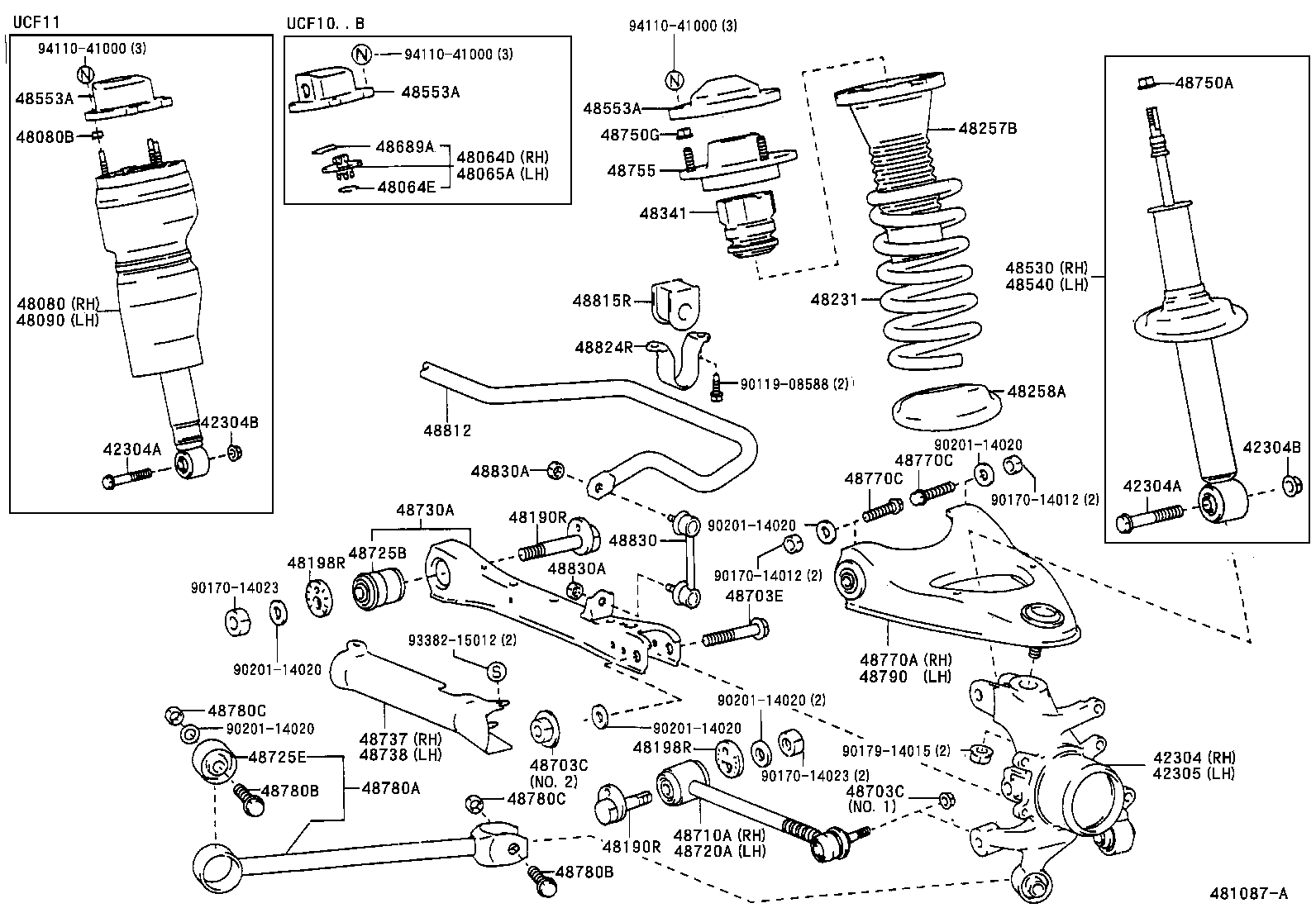 48231-50050 SPRING, COIL, REAR product image