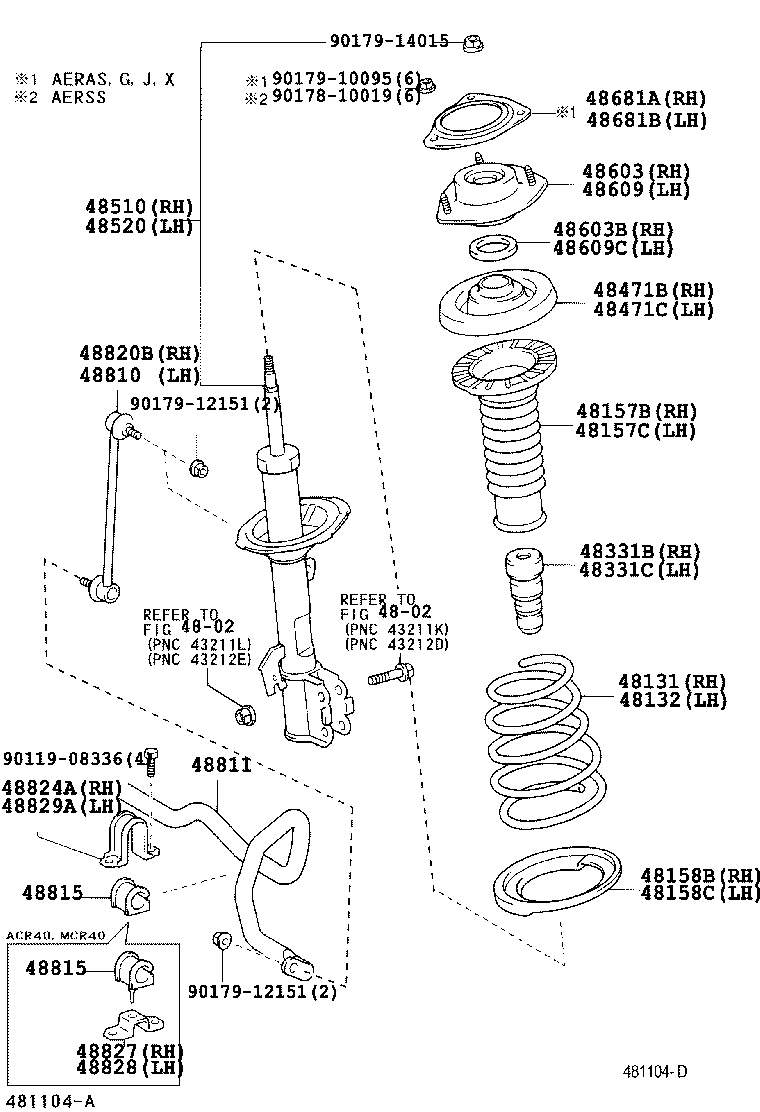 48131-28830 SPRING, FRONT COIL, RH product image