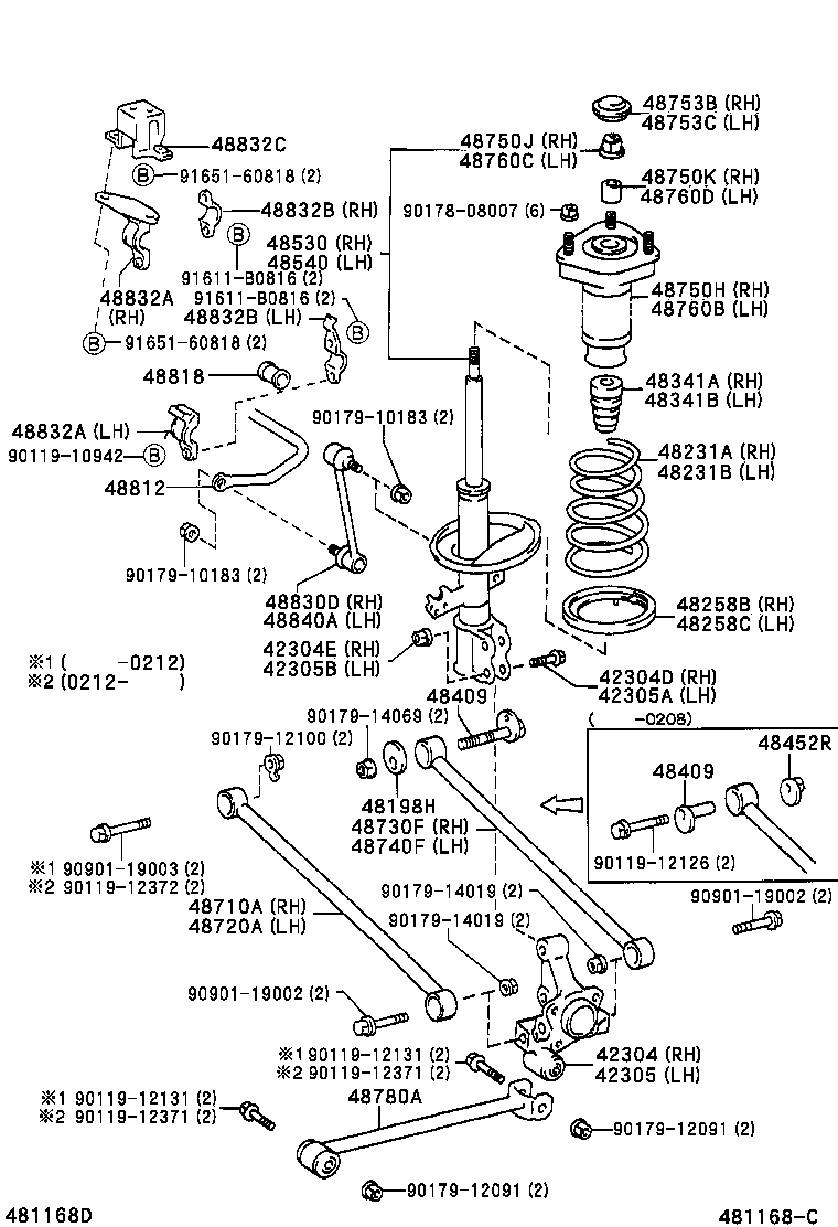48198-48010 CAM, CAMBER ADJUST, NO.2 product image