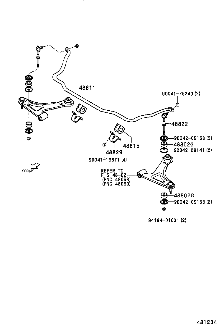 48131-97526 SPRING, FRONT COIL, RH product image
