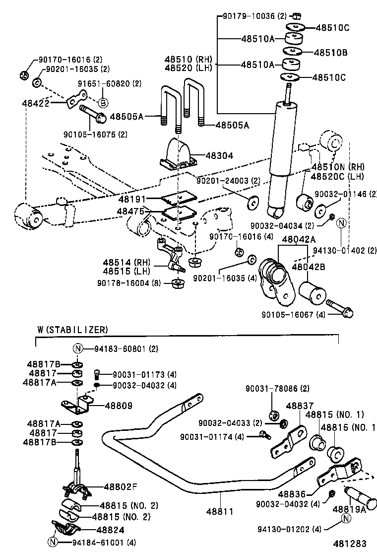 48101-37550 LEAF, FRONT SPRING, NO.1 product image
