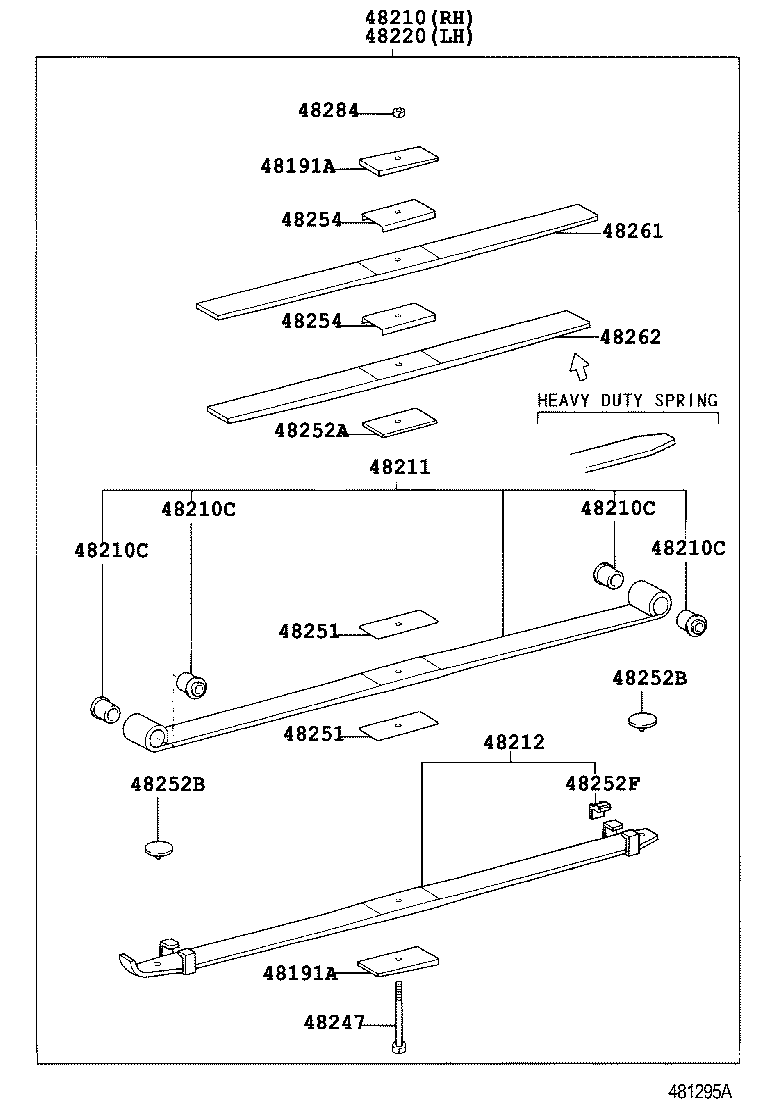 48042-37040 SHACKLE SUB-ASSY, REAR SPRING, NO.2 product image