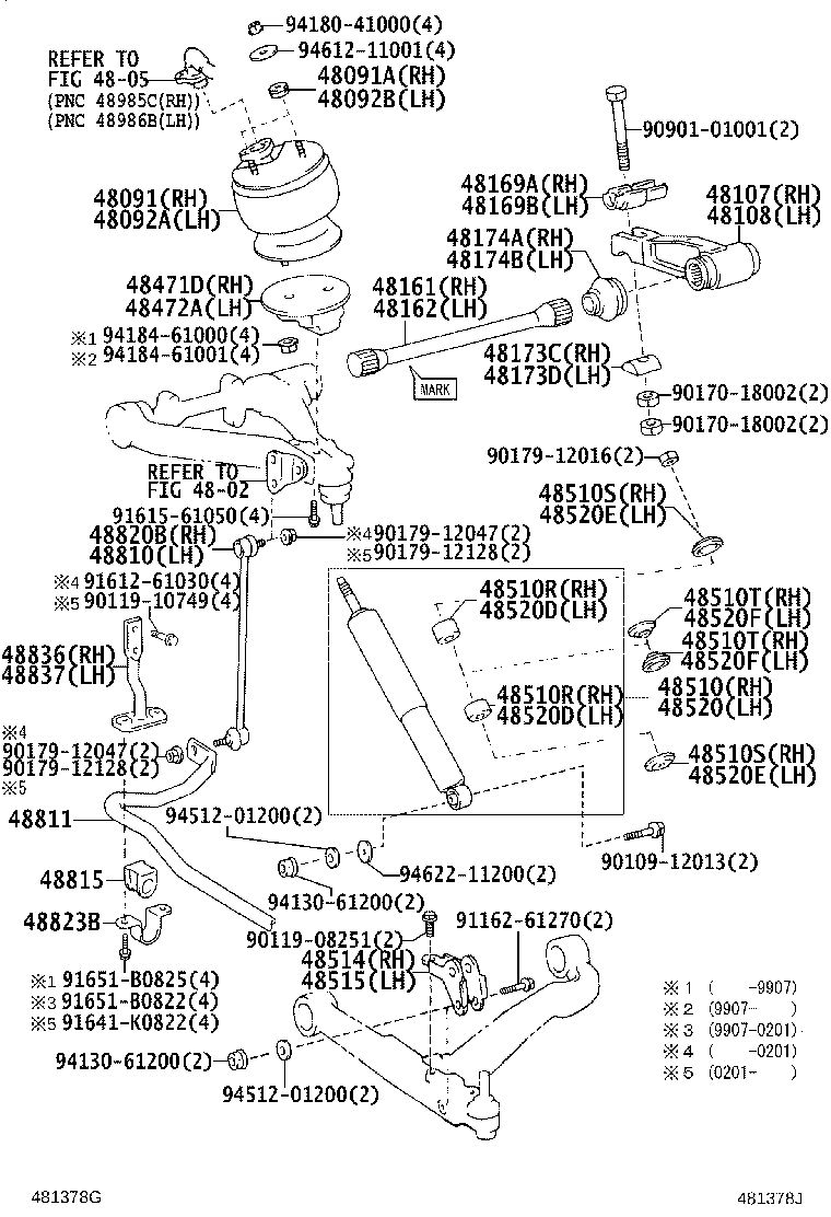 48161-36080 SPRING, TORSION BAR, RH product image