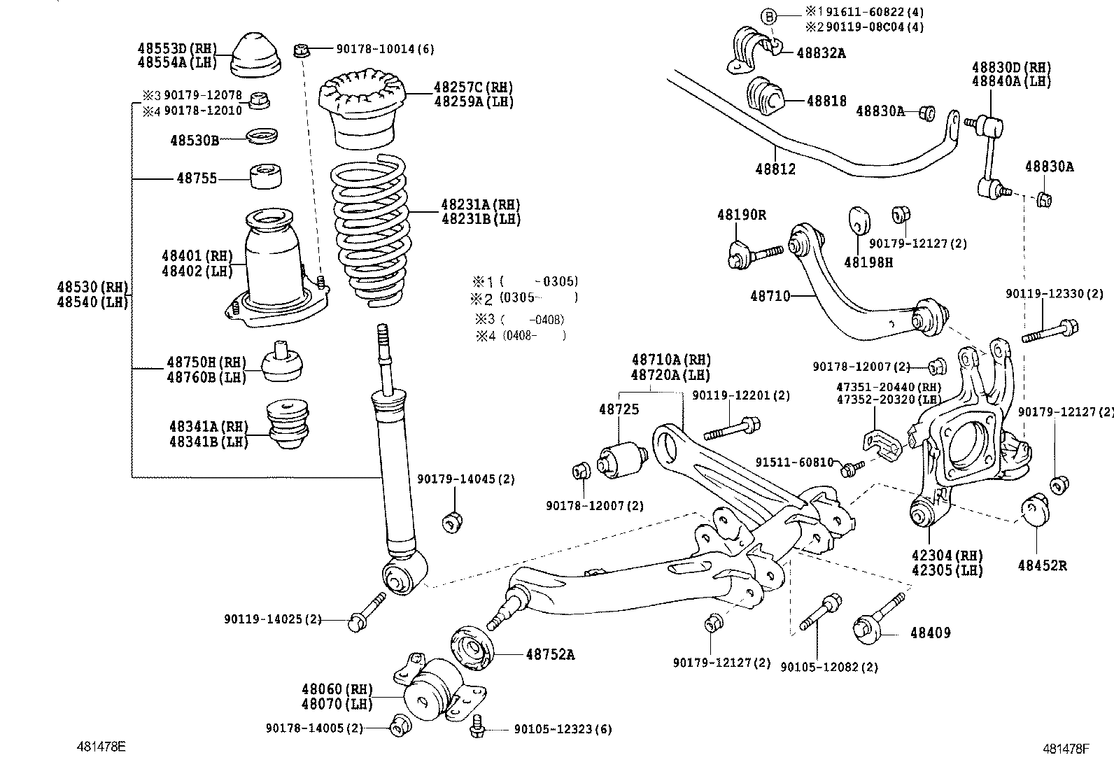 48231-2G630 SPRING, COIL, REAR RH product image