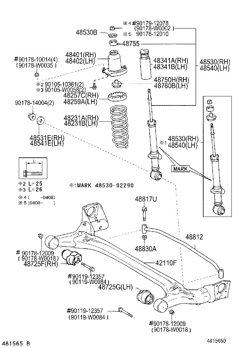42101-02160 BEAM ASSY, REAR AXLE product image