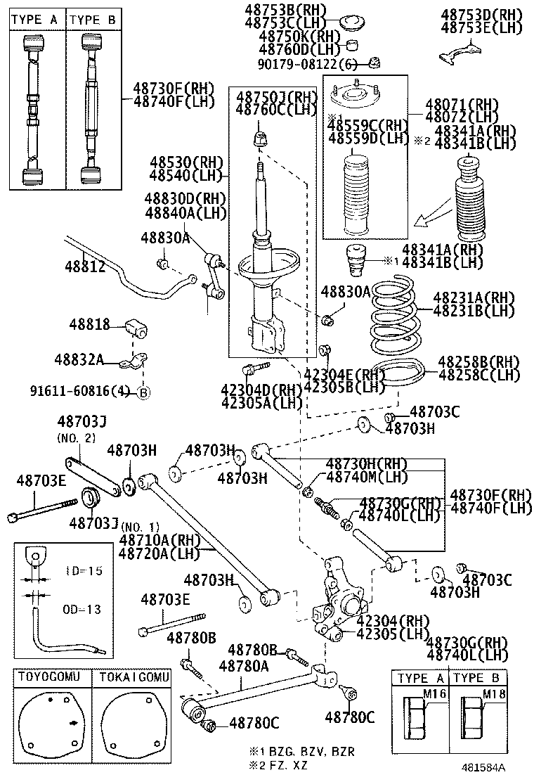 48231-1H290 SPRING, COIL, REAR RH product image