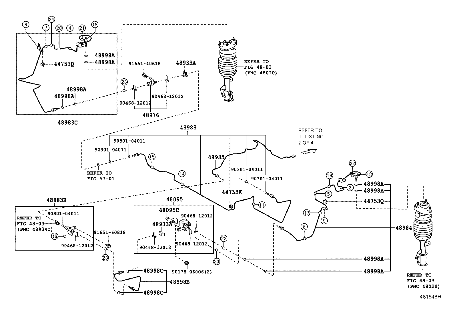 48965-48010 CLAMP, HEIGHT CONTROL TUBE product image