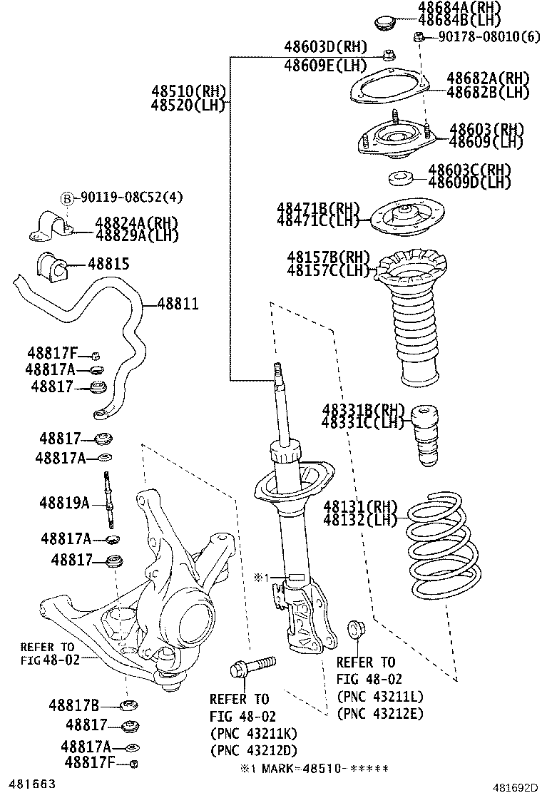 48131-52D30 SPRING, FRONT COIL, RH product image
