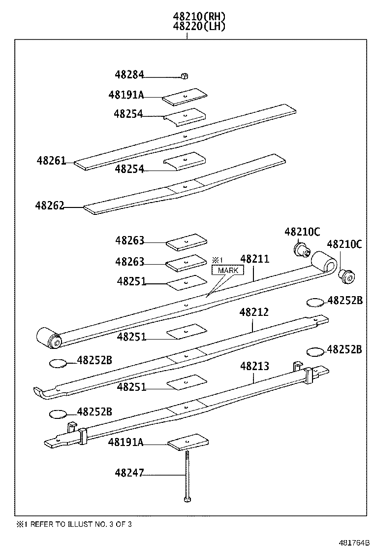 48210-37C20 SPRING ASSY, REAR RH product image