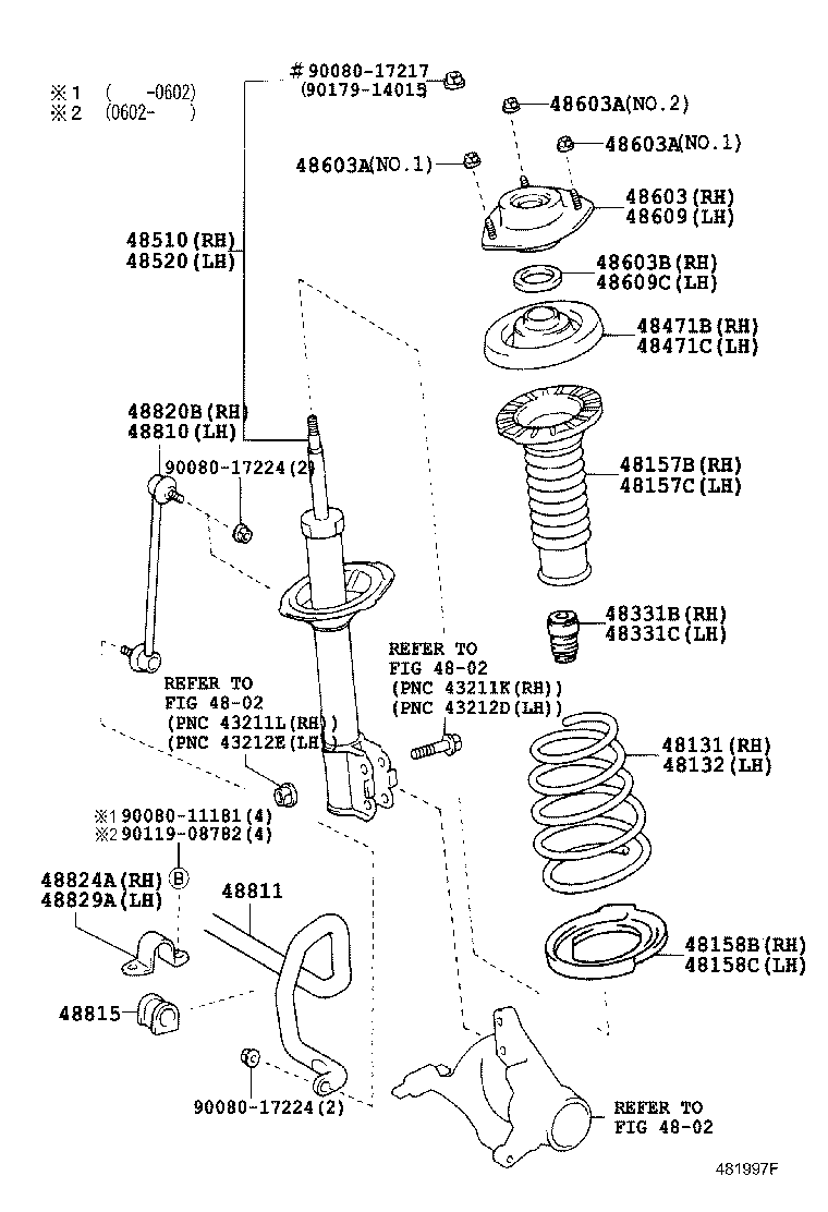 48131-07080 SPRING, FRONT COIL, RH product image