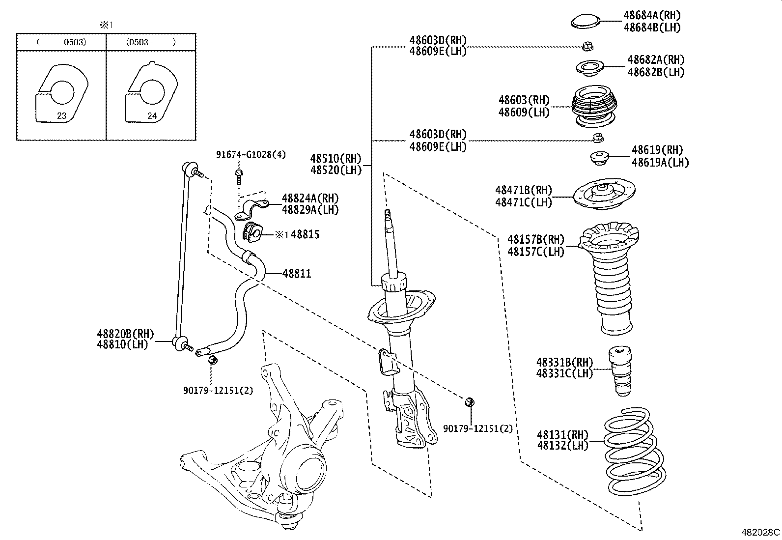 48131-52A60 SPRING, FRONT COIL, RH product image