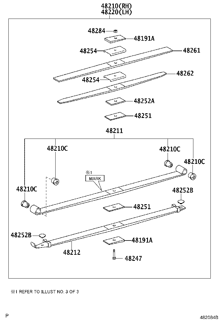 48210-37C20 SPRING ASSY, REAR RH product image