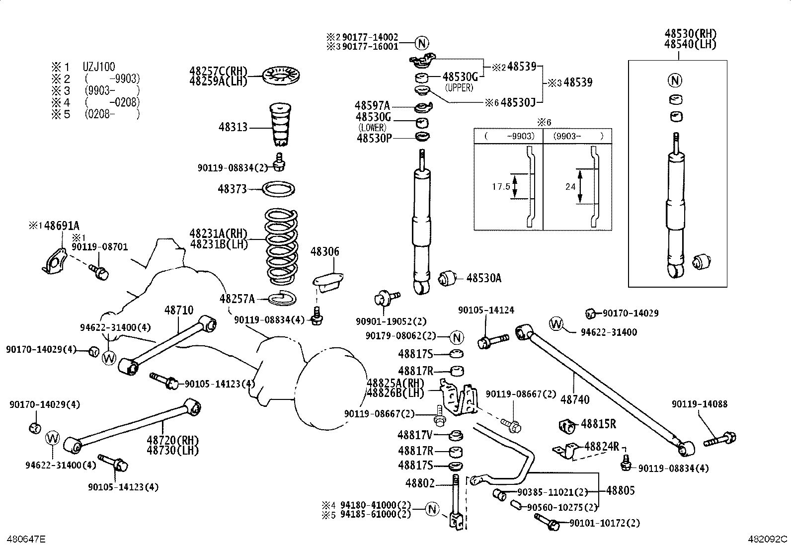 48231-6A650 SPRING, COIL, REAR RH product image