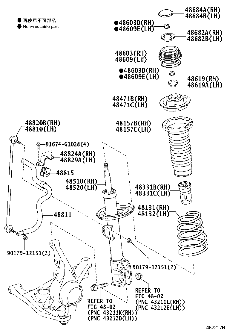 Toyota 48131-52B01 SPRING, FRONT COIL, RH