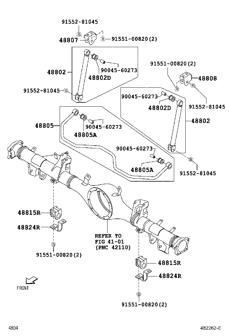 48482-B4020 SEAT, REAR SPRING, LOWER product image