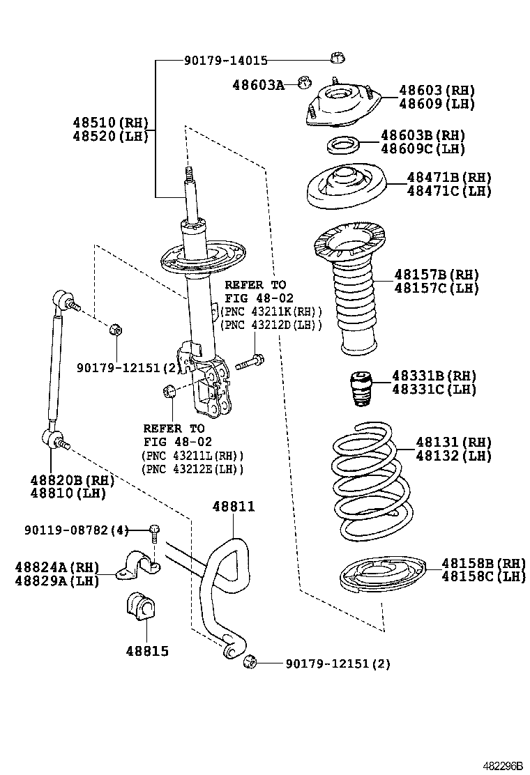 Toyota 48131-33B40 SPRING, FRONT COIL, RH