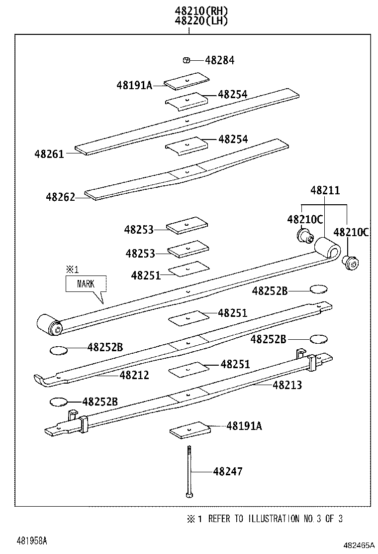 48210-37C20 SPRING ASSY, REAR RH product image
