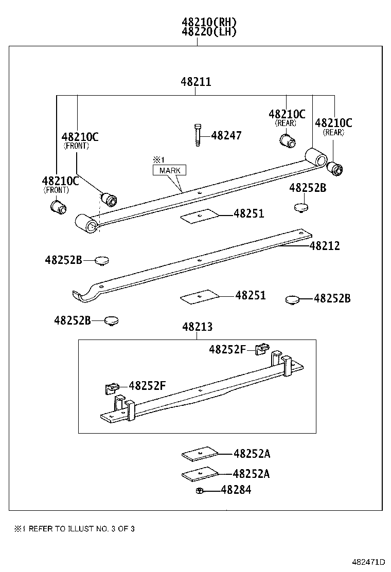 48210-37C20 SPRING ASSY, REAR RH product image
