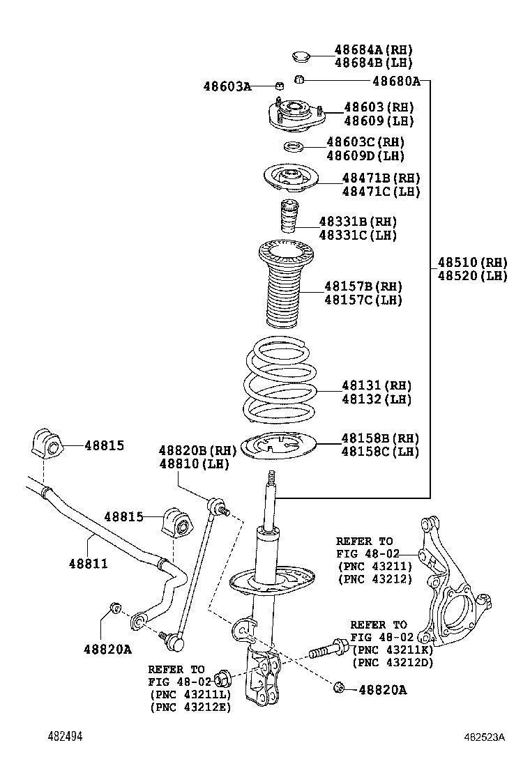 48131-12B80 SPRING, FRONT COIL, RH product image
