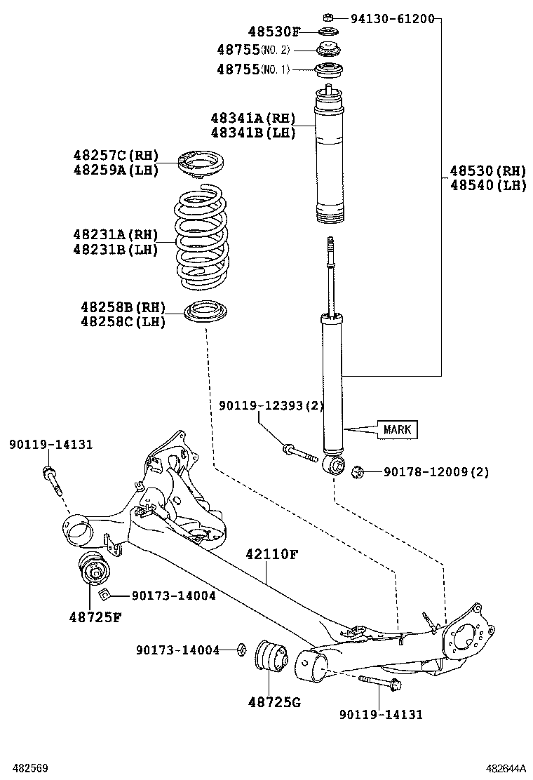 42101-02270 BEAM ASSY, REAR AXLE product image