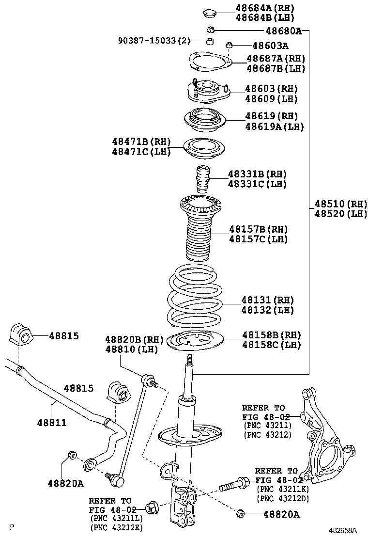 48131-72030 SPRING, FRONT COIL, RH product image