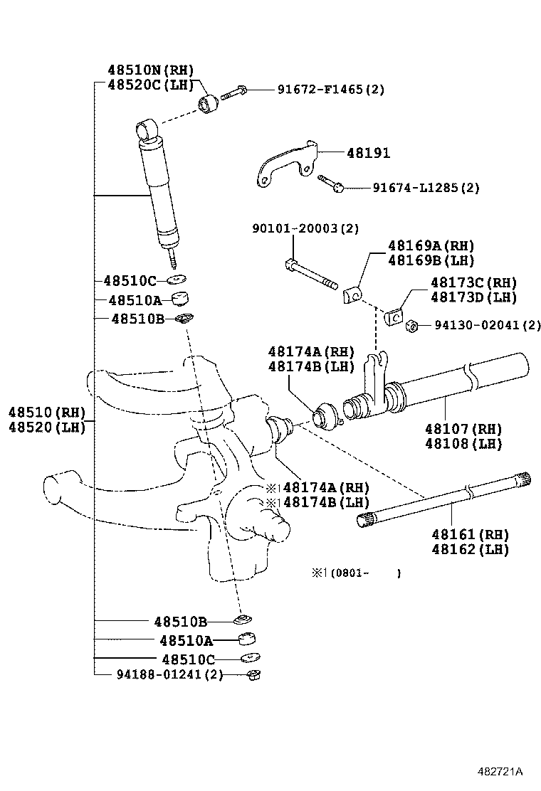 48101-37670 LEAF, FRONT SPRING, NO.1 product image