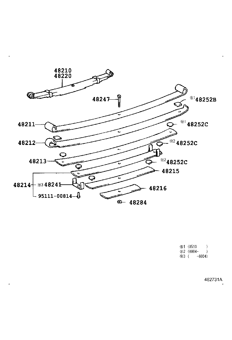 48231-60041 SPRING, COIL, REAR product image