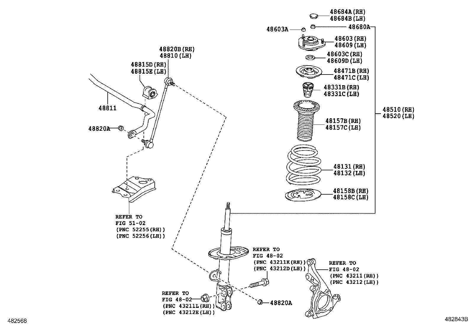 48131-02B00 SPRING, FRONT COIL, RH product image