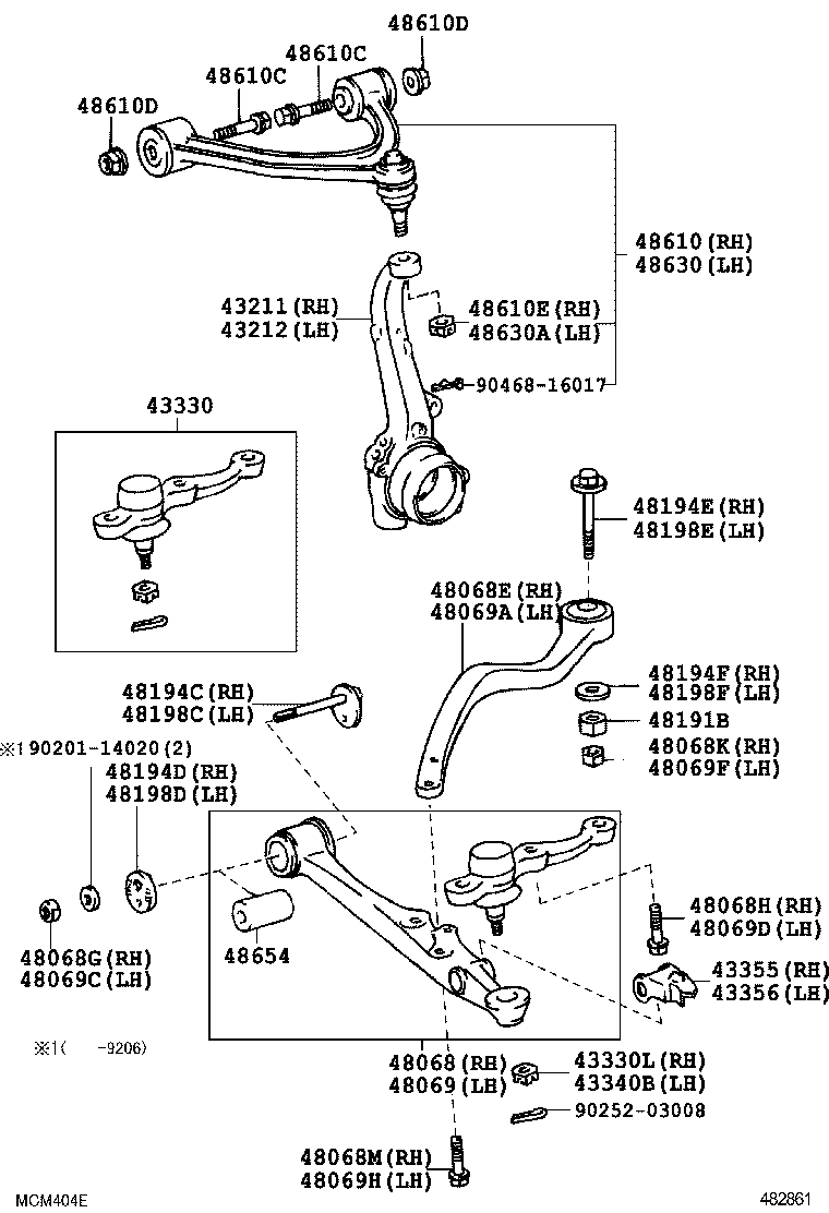 48198-30050 CAM, FRONT SUSPENSION CAMBER ADJUST, NO.2 RH product image