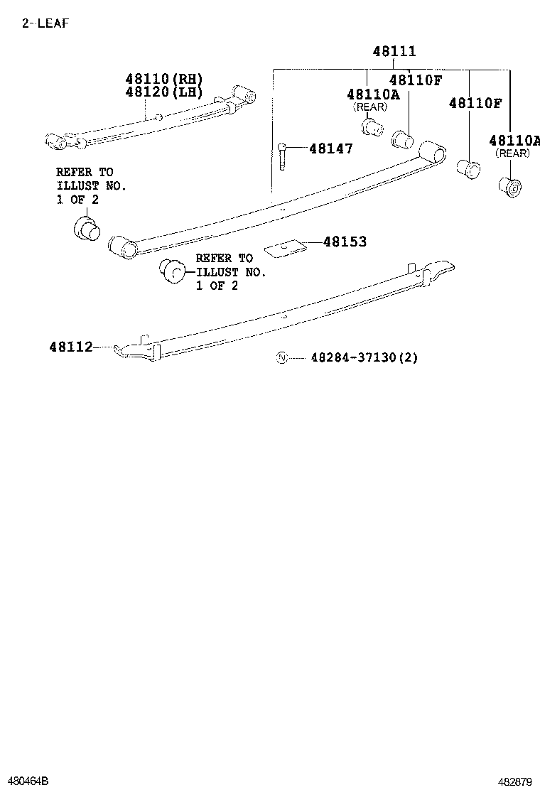 48101-3B683 LEAF, FRONT SPRING, NO.1 product image