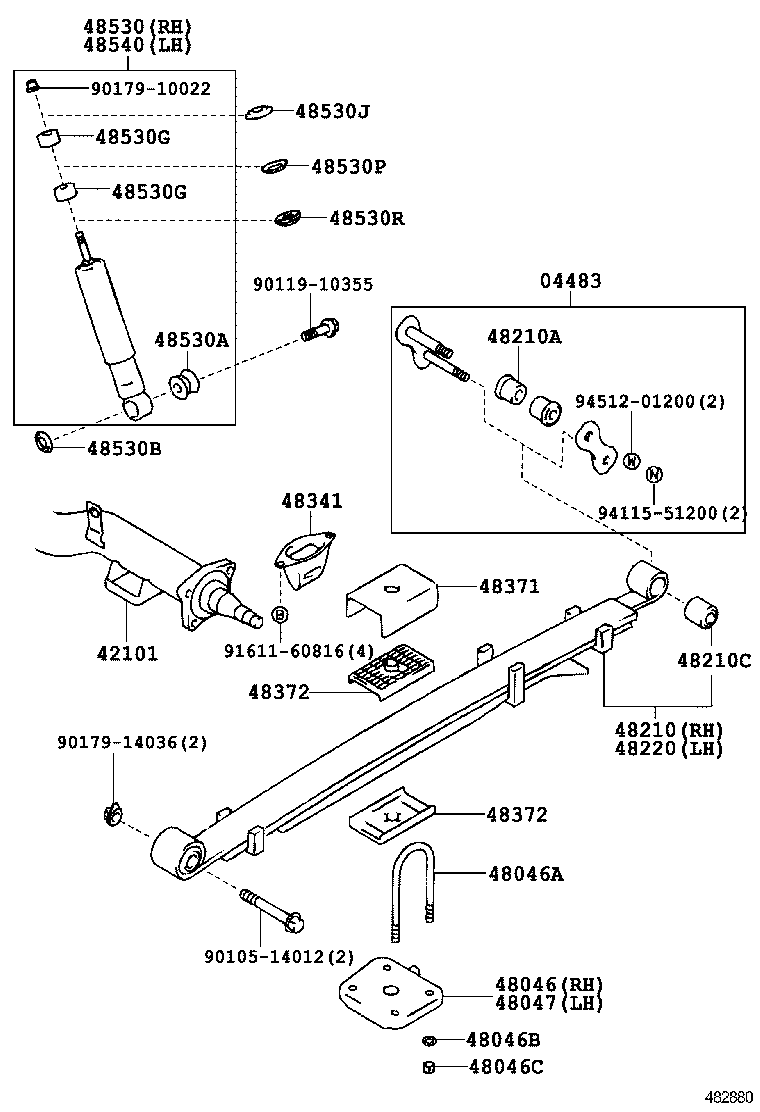 48231-2B810 SPRING, COIL, REAR product image