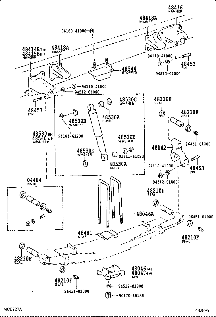 48202-3B260 LEAF, REAR SPRING, NO.3 product image